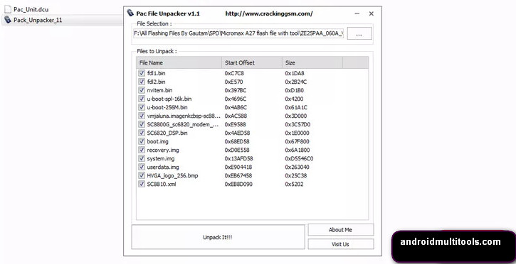 Pac File Unpacker